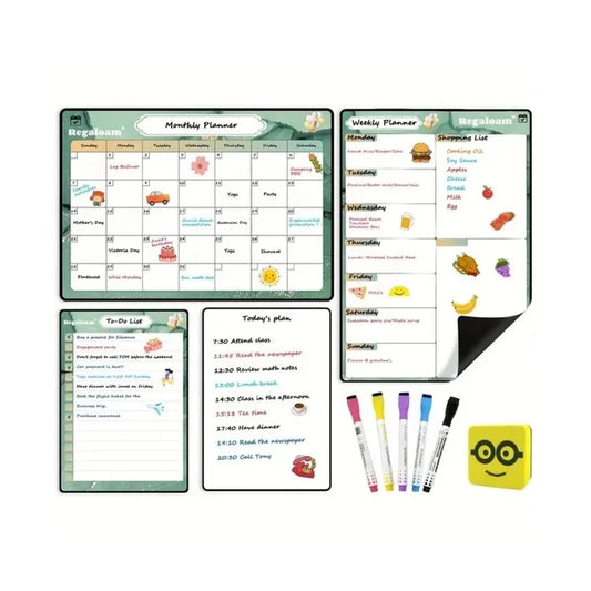 Pack 4 calendarios magnéticos nevera